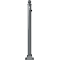 Ornamental bollard | Series 465B | � 60 mm | foldable, self-engaging lock,to be fixed by plugs, with base plate 100 x 150 mm | with Euro profile cylinder lock and three keys | without eyelet
